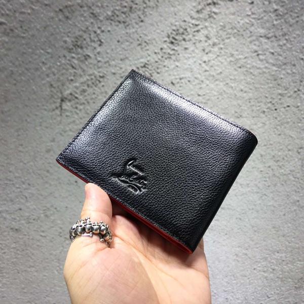 【クリスチャンルブタン財布 コピー】16/17AW新作 二つ折り財布 (BLACK) 6102437